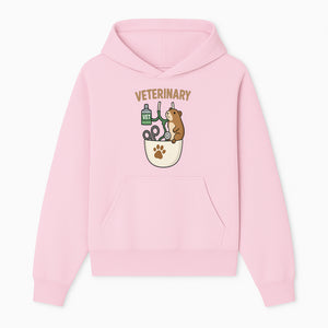 Veterinary Care Design with Guinea Pig and Medical Tools - Perfect for Animal Lovers and Vet Professionals - Hoodie 1758347422284.jpg