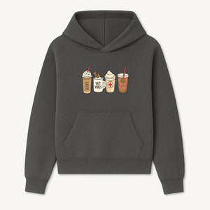 Cute Coffee and Pet-Themed Stickers Set - Vet Vibes Drink Art for Animal Lovers, Fun Home Decor and Gifts - Hoodie 1758347422352.jpg