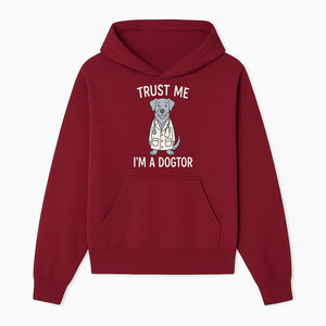 Funny Dog Doctor T-Shirt - 'Trust Me, I'm a Dogtor' - Cute Pet Lover Gift for Vet Students and Dog Owners - Hoodie 1758347422695.jpg