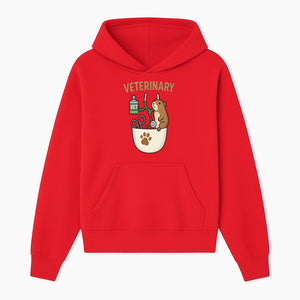 Veterinary Care Design with Guinea Pig and Medical Tools - Perfect for Animal Lovers and Vet Professionals - Hoodie 1758347422705.jpg