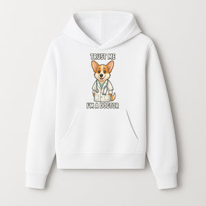 Corgi Doctor T-Shirt - Trust Me I'm a Dogtor Fun Pet Lover Gift, Cute Animal Medical Theme Apparel for Dog Owners - Hoodie 1758347422850.jpg