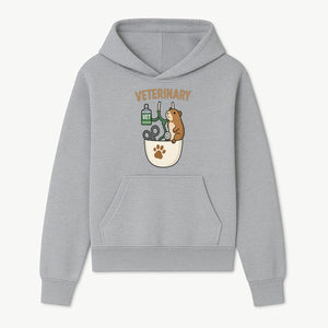 Veterinary Care Design with Guinea Pig and Medical Tools - Perfect for Animal Lovers and Vet Professionals - Hoodie 1758347422850.jpg