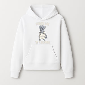 Funny Dog Doctor T-Shirt - 'Trust Me, I'm a Dogtor' - Cute Pet Lover Gift for Vet Students and Dog Owners - Hoodie 1758347423210.jpg