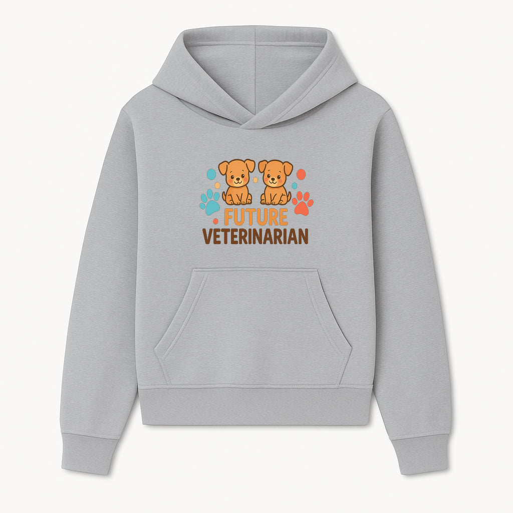 Cute Future Veterinarian Puppy T-shirt, Kids Animal Lover Gift, Dog Theme Graphic Tee, Pet Care Enthusiast Apparel - Hoodie 1758347423548.jpg