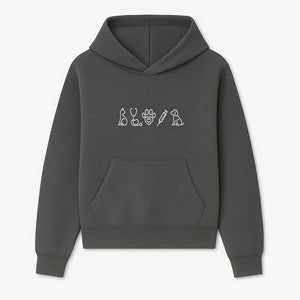 Pet Care Neon Sign, Love for Animals, Veterinary Symbols, Cat Dog Icons, Stethoscope, Paw, Syringe Decor for Veterinary Clinics - Hoodie 1758347423939.jpg