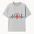 Pet Heartbeat Graphic T-Shirt | Love for Pets | Animal Heartbeat Design | Dog Cat Lover Gift | Cute Pet Apparel | Heart and Paw Print - T-shirt 1758347423996.jpg