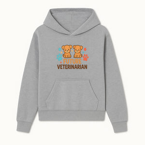 Cute Future Veterinarian Puppy T-shirt, Kids Animal Lover Gift, Dog Theme Graphic Tee, Pet Care Enthusiast Apparel - Hoodie 1758347424116.jpg