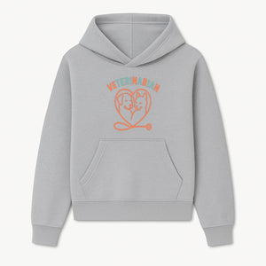 Veterinarian Love Art Print - Dog and Cat Heart Illustration for Pet Lovers - Animal Care Decor - Hoodie 1758347424199.jpg