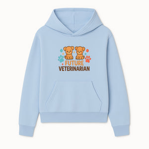 Cute Future Veterinarian Puppy T-shirt, Kids Animal Lover Gift, Dog Theme Graphic Tee, Pet Care Enthusiast Apparel - Hoodie 1758347424248.jpg