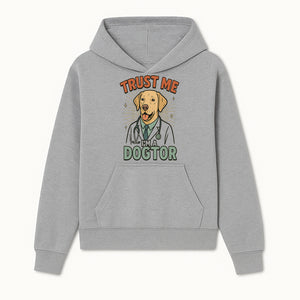 Funny Dog Doctor T-Shirt, Trust Me I'm A Dogtor, Cute Labrador Veterinary Humor Gift for Pet Lovers and Veterinarians - Hoodie 1758347424294.jpg