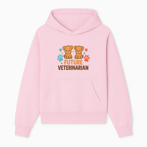 Cute Future Veterinarian Puppy T-shirt, Kids Animal Lover Gift, Dog Theme Graphic Tee, Pet Care Enthusiast Apparel - Hoodie 1758347424385.jpg