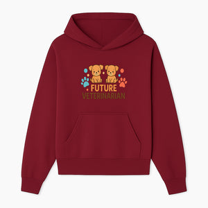 Cute Future Veterinarian Puppy T-shirt, Kids Animal Lover Gift, Dog Theme Graphic Tee, Pet Care Enthusiast Apparel - Hoodie 1758347424607.jpg