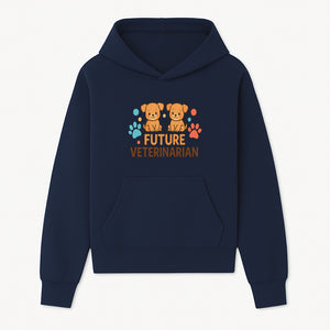 Cute Future Veterinarian Puppy T-shirt, Kids Animal Lover Gift, Dog Theme Graphic Tee, Pet Care Enthusiast Apparel - Hoodie 1758347424745.jpg