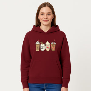Cute Coffee and Pet-Themed Stickers Set - Vet Vibes Drink Art for Animal Lovers, Fun Home Decor and Gifts - Hoodie 1758347424845.jpg
