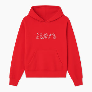 Pet Care Neon Sign, Love for Animals, Veterinary Symbols, Cat Dog Icons, Stethoscope, Paw, Syringe Decor for Veterinary Clinics - Hoodie 1758347424919.jpg