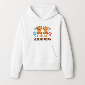 Cute Future Veterinarian Puppy T-shirt, Kids Animal Lover Gift, Dog Theme Graphic Tee, Pet Care Enthusiast Apparel - Hoodie 1758347425181.jpg