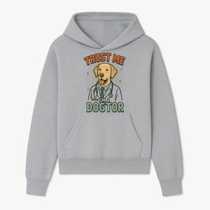 Funny Dog Doctor T-Shirt, Trust Me I'm A Dogtor, Cute Labrador Veterinary Humor Gift for Pet Lovers and Veterinarians - Hoodie 1758347425237.jpg