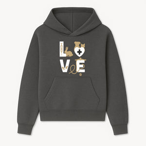 Veterinary Love Decor: Heartwarming Wall Art for Pet Owners - Cute Rabbit, Dog, Cat, and Medical Symbols - Hoodie 1758347425333.jpg