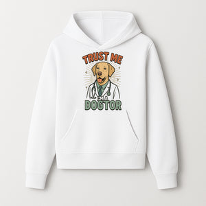 Funny Dog Doctor T-Shirt, Trust Me I'm A Dogtor, Cute Labrador Veterinary Humor Gift for Pet Lovers and Veterinarians - Hoodie 1758347425361.jpg