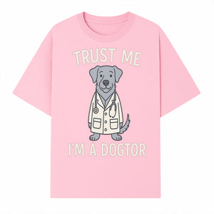 Funny Dog Doctor T-Shirt - 'Trust Me, I'm a Dogtor' - Cute Pet Lover Gift for Vet Students and Dog Owners - T-shirt 1758347425460.jpg