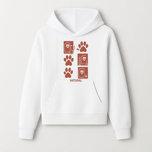 Pet Care Rubber Stamp Set - Paw Print & Vet Icons - Perfect for Dog Lover Crafts and Scrapbooking Projects - Natural Design - Hoodie 1758347425568.jpg