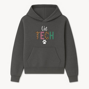 Vet Tech Neon Sign with Leopard Print Letters, Veterinary Decor, Animal Clinic Wall Art, Modern Pet Care Decoration - Hoodie 1758347425569.jpg