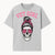 Vet Girl Skull Graphic Tee - Trendy Pink Leopard Sunglasses & Bandana Design for Animal Lovers - T-shirt 1758347425618.jpg
