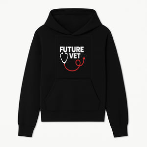 Future Vet Neon Sign - Stethoscope & Paw Heart Design - Perfect Gift for Aspiring Veterinarians - Pet Lovers Home Decor - Hoodie 1758347425636.jpg