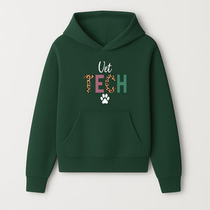 Vet Tech Neon Sign with Leopard Print Letters, Veterinary Decor, Animal Clinic Wall Art, Modern Pet Care Decoration - Hoodie 1758347425697.jpg