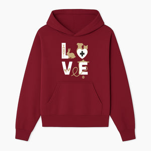Veterinary Love Decor: Heartwarming Wall Art for Pet Owners - Cute Rabbit, Dog, Cat, and Medical Symbols - Hoodie 1758347426151.jpg