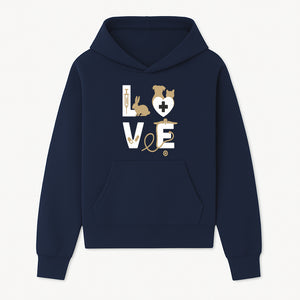 Veterinary Love Decor: Heartwarming Wall Art for Pet Owners - Cute Rabbit, Dog, Cat, and Medical Symbols - Hoodie 1758347426277.jpg