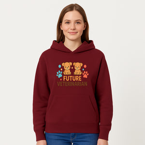 Cute Future Veterinarian Puppy T-shirt, Kids Animal Lover Gift, Dog Theme Graphic Tee, Pet Care Enthusiast Apparel - Hoodie 1758347426456.jpg