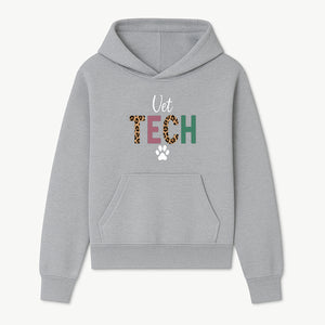 Vet Tech Neon Sign with Leopard Print Letters, Veterinary Decor, Animal Clinic Wall Art, Modern Pet Care Decoration - Hoodie 1758347426705.jpg