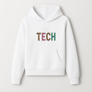 Vet Tech Neon Sign with Leopard Print Letters, Veterinary Decor, Animal Clinic Wall Art, Modern Pet Care Decoration - Hoodie 1758347426846.jpg