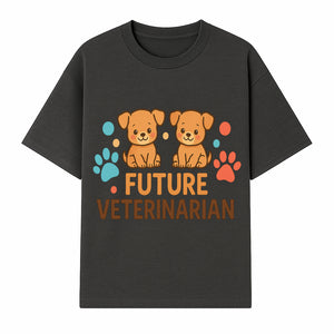 Cute Future Veterinarian Puppy T-shirt, Kids Animal Lover Gift, Dog Theme Graphic Tee, Pet Care Enthusiast Apparel - T-shirt 1758347426910.jpg