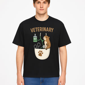 Veterinary Care Design with Guinea Pig and Medical Tools - Perfect for Animal Lovers and Vet Professionals - T-shirt 1758347427123.jpg
