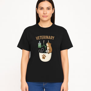 Veterinary Care Design with Guinea Pig and Medical Tools - Perfect for Animal Lovers and Vet Professionals - T-shirt 1758347427266.jpg
