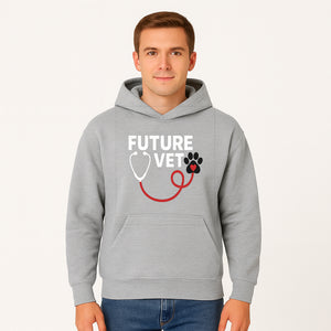 Future Vet Neon Sign - Stethoscope & Paw Heart Design - Perfect Gift for Aspiring Veterinarians - Pet Lovers Home Decor - Hoodie 1758347428197.jpg