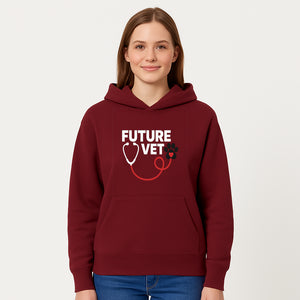 Future Vet Neon Sign - Stethoscope & Paw Heart Design - Perfect Gift for Aspiring Veterinarians - Pet Lovers Home Decor - Hoodie 1758347428337.jpg