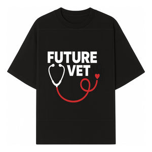 Future Vet Neon Sign - Stethoscope & Paw Heart Design - Perfect Gift for Aspiring Veterinarians - Pet Lovers Home Decor - T-shirt 1758347428615.jpg