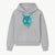 Geometric Cat Art Print with Moon Accent | Teal Abstract Cat Design | Modern Wall Decor for Cat Lovers and Home Aesthetics - Hoodie 1758347428662.jpg