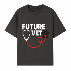 Future Vet Neon Sign - Stethoscope & Paw Heart Design - Perfect Gift for Aspiring Veterinarians - Pet Lovers Home Decor - T-shirt 1758347428739.jpg