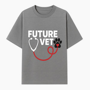 Future Vet Neon Sign - Stethoscope & Paw Heart Design - Perfect Gift for Aspiring Veterinarians - Pet Lovers Home Decor - T-shirt 1758347428989.jpg