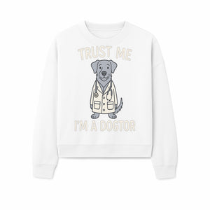 Funny Dog Doctor T-Shirt - 'Trust Me, I'm a Dogtor' - Cute Pet Lover Gift for Vet Students and Dog Owners - Sweatshirt 1758347429026.jpg