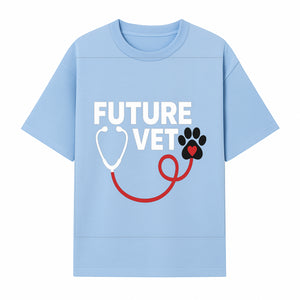 Future Vet Neon Sign - Stethoscope & Paw Heart Design - Perfect Gift for Aspiring Veterinarians - Pet Lovers Home Decor - T-shirt 1758347429134.jpg