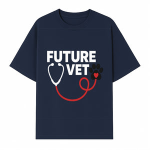 Future Vet Neon Sign - Stethoscope & Paw Heart Design - Perfect Gift for Aspiring Veterinarians - Pet Lovers Home Decor - T-shirt 1758347429535.jpg
