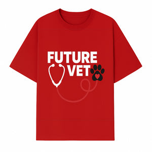 Future Vet Neon Sign - Stethoscope & Paw Heart Design - Perfect Gift for Aspiring Veterinarians - Pet Lovers Home Decor - T-shirt 1758347429662.jpg