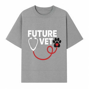 Future Vet Neon Sign - Stethoscope & Paw Heart Design - Perfect Gift for Aspiring Veterinarians - Pet Lovers Home Decor - T-shirt 1758347429749.jpg