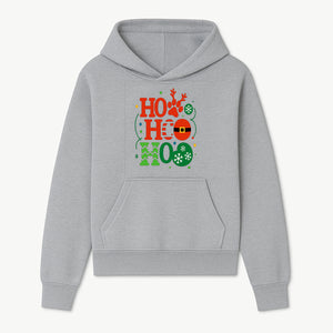 Festive Ho Ho Ho Christmas Wall Art with Snowflakes, Reindeer, and Santa Hat Design - Holiday Decor for Home or Office - Hoodie 1758347429755.jpg