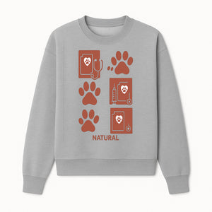 Pet Care Rubber Stamp Set - Paw Print & Vet Icons - Perfect for Dog Lover Crafts and Scrapbooking Projects - Natural Design - Sweatshirt 1758347429891.jpg